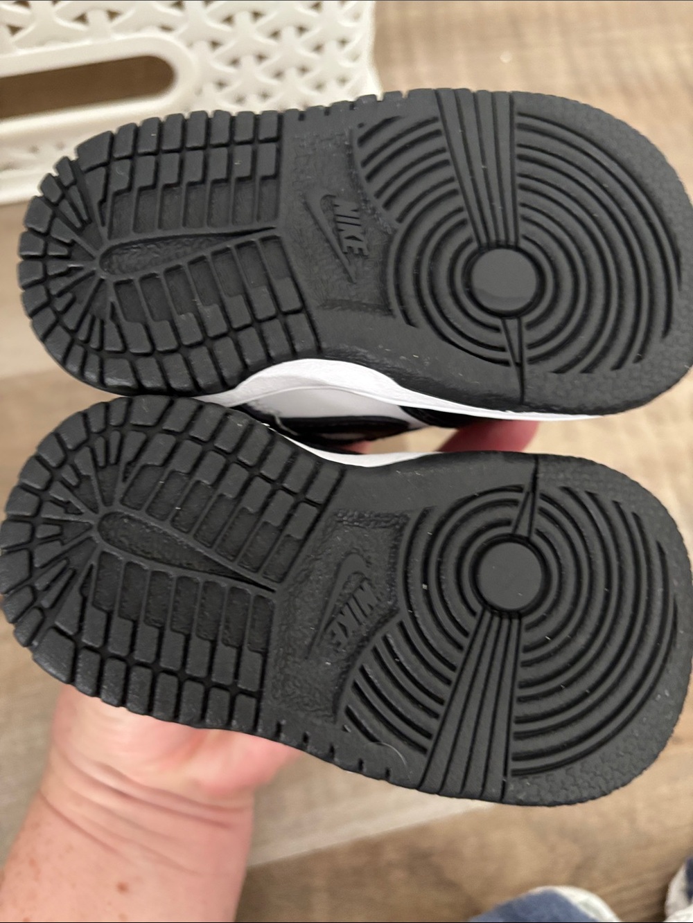 3C Nike Dunks Black and White Low-Top Sneakers - Baby - Picture 3 of 7